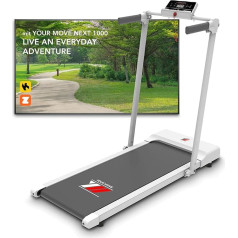YM Next 1000 Your Move Elektrinis sulankstomas bėgimo takelis Maxi (42 cm) Itališkas prekės ženklas Sustiprintas rėmas Programėlė Kinomap Zwift Bitgym Erdvės taupymas 12 programų