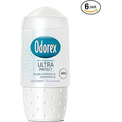 6 x Odorex Moteriškas dezodorantas Roll-On Antiperspirant - Ultra Protect - 50 ml