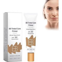 BB-Creme mit Sonnenschutz, BB-Creme mit Sonnenschutz-Pflegegrundierung, spendet Feuchtigkeit und glättet Ihre Haut, volle Deckkraft, leicht, für alle Hauttypen geeignet