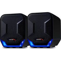 Kompiuterio garsiakalbiai 6W USB Blue&Black AC865 B