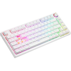 Belaidė mechaninė klaviatūra phenix white gateron yellow, abs