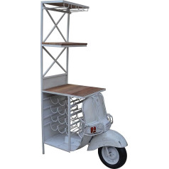 Kobolo Vyno stelažai Sideboard Bar Trolley Scooter Bar Vintage 50 x 102 x 180 cm