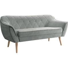 Mirjan24 Kronos 53 Skysin 2 dvivietė sofa, sofa, sofos komplektas, minkšta sofa, medinės kojelės, moderni sofa, minkšti baldai, gyvenamasis kraštovaizdis