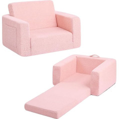 Yotating 2-in-1 vaikiška sofa kėdė, konvertuojama mažylio kėdė iš vaikiškos sofos kėdės 