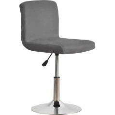 ‎Meigeh Meigeh Baro taburetės apima Pub Counter Stool kėdžių dangteliai Baro taburetės Slipcovers valgomojo Stretch kėdės Baro taburetės dangteliai Pilka Pack of 4