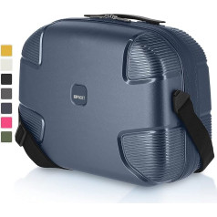IMPACKT IP1 rankinio bagažo kosmetinė, pagaminta iš perdirbtos medžiagos Tvarus kosmetinis dėklas su spaustuko funkcija 40 cm, 1,5 kg, 22 litrai, ledyno mėlyna, kasdienis