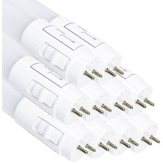LED ATOMANT 10 LED vamzdžių pakuotė, 120 cm, 18 W, CCT (spalvų pasirinkimo jungiklis šilta balta, neutrali balta arba šalta balta spalva), 2200 liumenų, komplekte yra starteris, standartinis T8