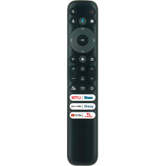 VINABTY RC813-FAB1 21001-000138 Pakaitinis nuotolinio valdymo pultas, tinkamas TCL Smart Google TV 85Q750G 75QM850G 85QM850G 98QM850G 50Q550G 55Q550G 65Q550G 55Q550G 55Q550G 55Q650G 65Q550G 5Q650tontonG