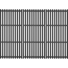 GLOWYE 43,2 cm Grillroste Ersatz für Charbroil Tru-Infrared 463355220 463243016 463242516 463367016 463246018 463346017 Gasgrill, Gusseisen-Grillroste passend für G474-0017 7-W1 GB. 466-0025-W1