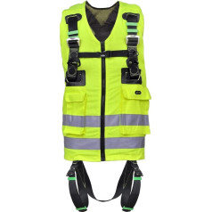 Mėlynakraujų saugos krintančiųjų sulaikymo diržų striukė High Vis pastoliai Cherry Picker pastoliai