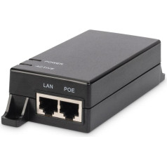 802.3af poe maitinimo šaltinis / adapteris, maks. 48v 15,4w gigabitinis 10/100/1000mbps, aktyvus