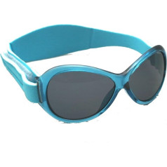 Baby Banz klaida: Akiniai nuo saulės Retro Aqua, mėlyni, 0-2 metai, mėlyni