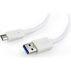Kabelis usb 3.0 c am/cm 1m/baltas