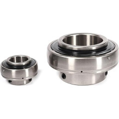 KSZHZYMGX 1 Stück Zoll-Einsatzlager UC206 innen 30 mm UC206-18 1-1/16 Zoll UC206-19 1-3/16 Zoll 30,16 mm UC206-20 1-1/4 Zoll 31,75 mm(UC206-20 ID31.75MM)