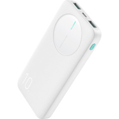 Powerbank JR-PBF12 10000mAh 2.4A 2x USB-A 1x USB-C - baltas