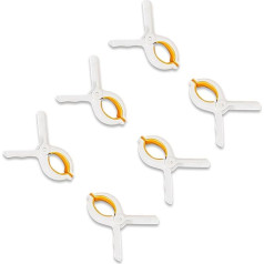 6 Stück rutschfeste und extra starke Kunststoff-Strandtuch-Clips, starke Griffigkeit, Wäscheklammern für Sonnenliegen - die perfekte Wahl für Wäsche, Poolstühle, bequeme Sonnenliegen und schönen