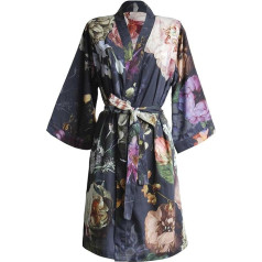 Essenza Fleur kimono, gėlės, bijūnai, tulpės, satinas