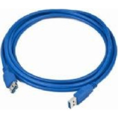 Prailginimo kabelis usb 3.0 tipo am-af 1,8 m mėlynas