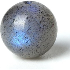 100 vnt. natūralaus akmens karoliukų, 10 mm, pilkas mėnulio akmuo, apvalūs, birūs brangakmeniai, energetinio gydymo karoliukai, skylutės dydis 1 mm, lygūs 