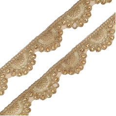 Weddecor Reich siuvinėjimas ribos puošmena Nėriniai vestuvėms Burda, DIY projektai, dizainerių drabužiai - dizainas 9,5 metro