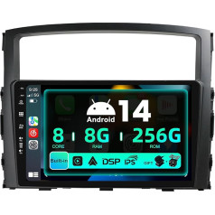 SXAUTO ¦8G+256G ¦ Android 12 IPS automobilinis radijas 