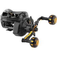 Angelrollen Rolle Mit Doppelbremssystem 16Kg Maximale Zugkraft 6+1 BBS 6,3:1 Hochgeschwindwindigkeits Salzwasser Karpfen Angelrollen Karpfenrolle (Spalva : kairė)