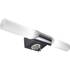 B.K. BKL1021 LED veidrodinė lemputė, chromas, 5 W, skersmuo 75 mm, 2 lemputės