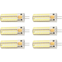 G4 LED lemputė, greitas šilumos išsklaidymas 700LM 72 LED silikoninė G4 lemputė 7W 360 laipsnių apšvietimas Stalo lempa Lubų lempa Pakabinama lempa (balta)