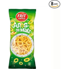 FRIT RAVICH kukurūzų žiedai 120g, 8 vnt.