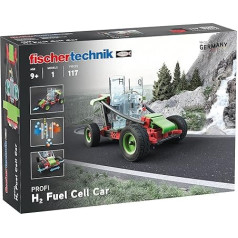 fischertechnik 559880 Profesionalus H2 automobilių kuro elementas, transporto priemonių kuro elementas, kuro elemento konstravimo rinkinys vaikams nuo 9 metų