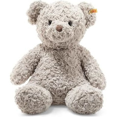 Steiff Cuddly Toy Honey Teddy Bear, mielas pliušinis žaislas, vaikams, berniukams ir mergaitėms, minkšti pliušiniai draugai, pliušinis žaislas 48 cm, šviesiai pilkas, 113482