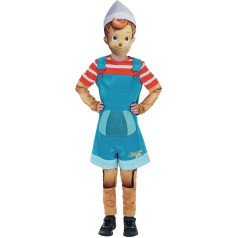 Smiffys Friends Pinokio kostiumas Unisex vaikų mėlynas raudonas
