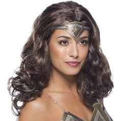 Rubie's DC Comics Ww84 Wonder Woman peruko kostiumas, kaip pavaizduota, vienas dydis, kaip pavaizduota, vienas dydis tinka visiems