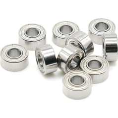10 Stück 684ZZ Spitzenlager 4 x 9 x 4 mm starkes Bohrbürstenhandstück MR 940 ZZ Nagelkugellager