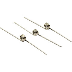 BELLAY nerūdijančio plieno sukimo spyruoklė 1mm V tipo spiralinės vielos skersmuo 1.0mm kampas 60 120 180 laipsnių spyruoklės šiukšliadėžės remontas (dydis: 9.0mm, spalva: 10mm (5vnt) _1.0mm (60 laipsnių))
