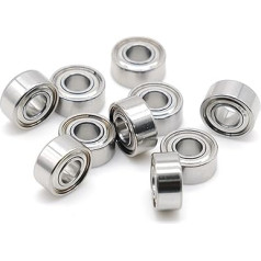 10 Stück S684ZZ Edelstahllager 4 x 9 x 4 mm S684ZZ Lager 4 x 9 x 4 mm Edelstahl S684Z S684 Z ZZ Kugellager