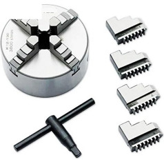 Švytuoklinis guolis K12 80 100 125 160 200 250 130 Tekinimo staklių griebtuvas 100 mm Sanou keturių žiaunų savaiminio centravimo griebtuvas 4 colių slinkties griebtuvas, skirtas mažoms L (dydis: K12-80)