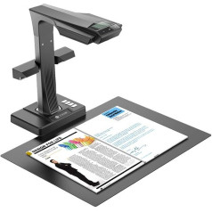 CZUR ET16 Plus Dokumentenscanner Buchscanner Profesionalus dokumentų skaitytuvas su 16MP Auto-Flatten technologija OCR 180+ kalbų Kompatibel mit Windows Mac für Family Home Office