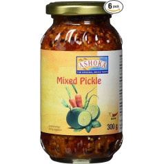ASHOKA Mixed Pickle Bombay 6 x 300 g pakuotė