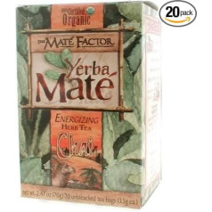 Yerba Mate - The Mate Factor Orrganic Yerba Mate, Chai, 24 vnt.