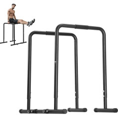 VEVOR Dip Bar Dip Stand stotis Reguliuojamo aukščio 200kg fitneso treniruotės Dip Bar stotis Stabilizatorius Parallet Push Up Stand Lygiagrečios juostos stiprinimo treniruotėms namų sporto salėje