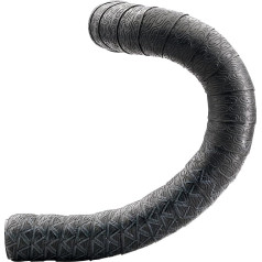 DEDA - ELEMENTI Unisex Adult Nastro Manubrio Loop 2.5 x 30 x 2000 mm, PU + EVA Nero, Netaikoma