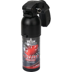 Pipirinis purškalas Bear Defender Gyvūnus atbaidantis purškalas Bear Repellent Spray Pipirinis purškalas Wide Spray Grizzly Pagaminta Vokietijoje (400 ml)
