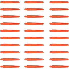 6 spalvos Pasirinkite 10 rinkinių (30 vienetų) 2BA nailono veleno PC veleno strėlių priedai Trumpas dydis 35 mm