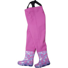 Vaikiškos bridkelnės Pink 34/35 Purvo kelnės Vaikiškos bridkelnės Žvejybinės kelnės Žaislinės kelnės