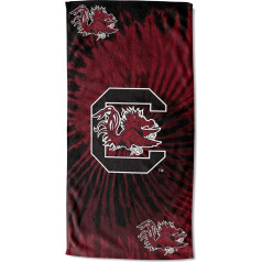 Northwest NCAA South Carolina Fighting Gamecocks unisex paplūdimio rankšluostis suaugusiems, 76,2 x 152,4 cm, psichodelinis