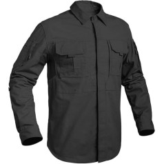 A10 Equipment Unisex Fighter Juodi koviniai marškinėliai