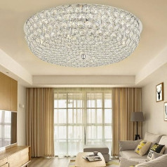 SPARKSOR Ø52CM Premium 8-Lights G9 Moderne elegante Runde Deckenleuchte Pendelleuchte Beleuchtung Crystal Chandelier