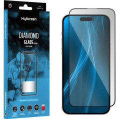 Myscreen DIAMOND GLASS LITE edge FULL GLUE apsauginis stiklas juodas Apple iPhone 14 Pro Max 6,7