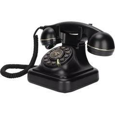 VBESTLIFE Senovinis telefonas, elegantiškas mados Europos retro telefonas, skirtas namų biurui, kavinei, barui dekoruoti Fiksuotas skaitmeninis senovinis telefonas Classic European Retro Landline